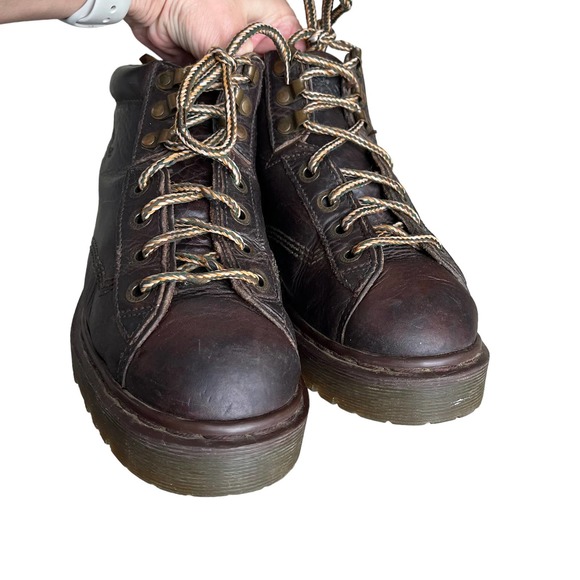 DR.MARTENS 8287 BROWN GRIZZLY CHUNKY LUG SOLE WORK BOOTS MEN SIZE7 main image 4